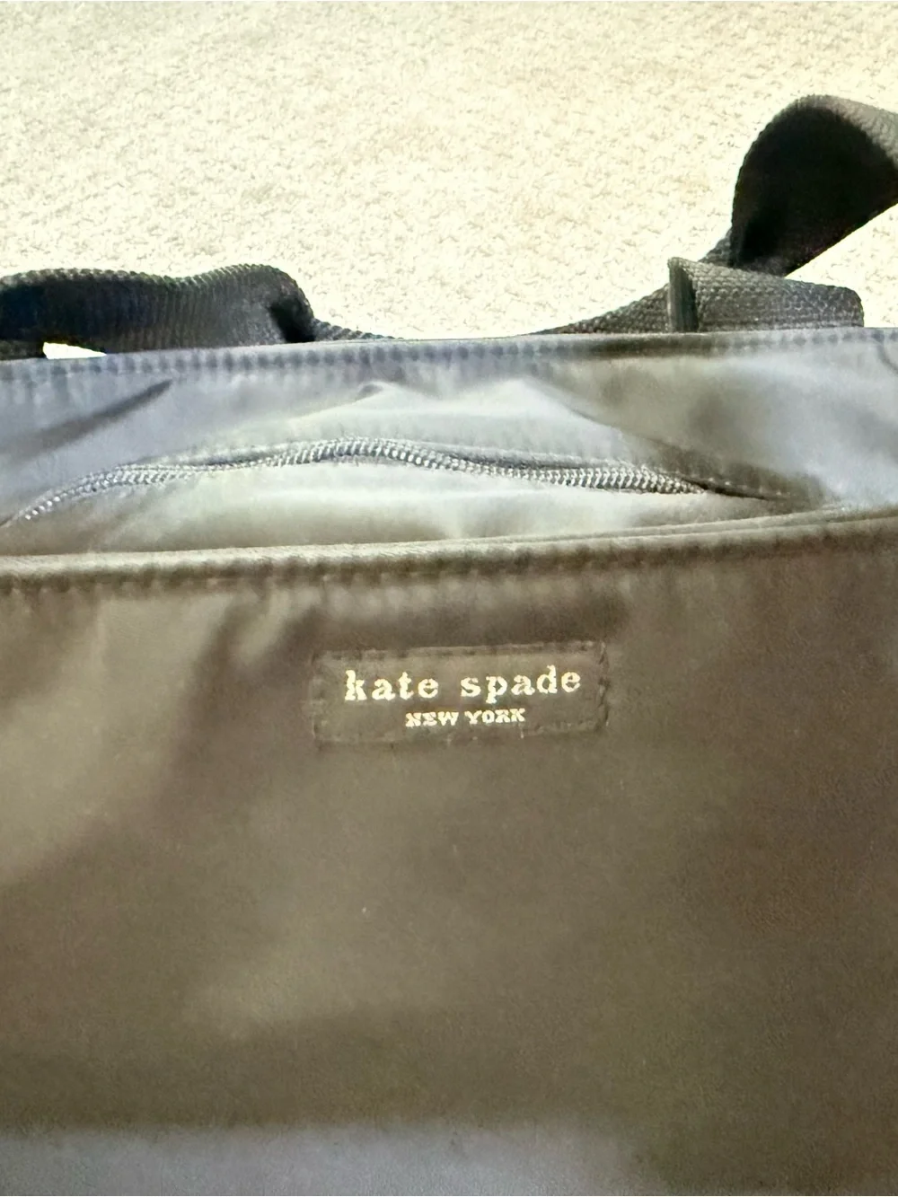 kate spade Black Nylon Tote with Top Handles - Picture 6 of 7